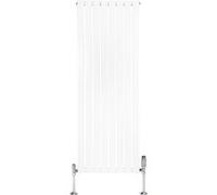 Radiateur Plat Verticale à 1 Colonne & Vannes 1600 x 560 mm en Blanc