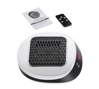 Radiateur Portable,Chauffage Céramique Rapide Ventilateur Électrique,Avec Minuterie Télécommande Électrique Radiateur de Table Céramique - Pour Bureau Chambre Camping Car Camping-Car