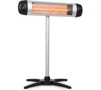 Blumfeldt Rising Sun 2500W Chauffage Infrarouge sur Pied Argent