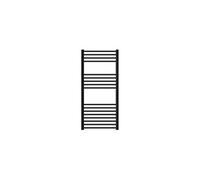 Radiateur Salle de Bain Design Sahara 600x1200 mm Noir Mat Courbé avec