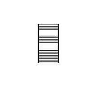 Radiateur Salle de Bain Design Sahara 750x1200 mm Noir Mat Droit avec