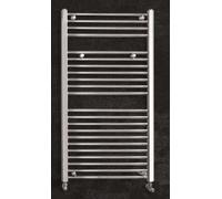 Radiateur sèche-serviette design vertical NILE 45x118 cm-Chromé-45 ---Chromé