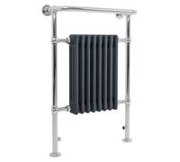 Radiateur sèche-serviettes classique – 950 mm x 660 mm – Gris anthracite
