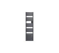 Radiateur sèche-serviettes connecté Adelis étroit avec soufflerie 1500W Graphite - - 861944