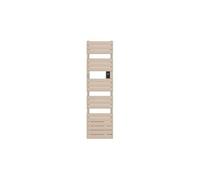 Radiateur sèche-serviettes connecté Adelis étroit avec soufflerie 1750W Beige - - 861935