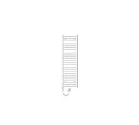 radiateur sèche-serviettes électrique 400 x 1500 mm barre courbée chrome 900w