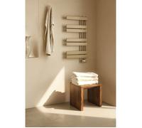 Radiateur sèche-serviettes électrique - CREATE - 400W - 6 modes de fonctionnement - Écran LCD - Minuterie 24h