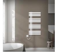 ECD Germany Iron EM Design Radiateur avec Élément Chauffant Électrique 300W - 500 x 1000 Weiß G