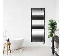 Radiateur Sèche-serviettes Électrique" Vert" 1475h X 600b, Avec 4 Minuteur, Électrique Radiateur Serviettes Noir Tout Droit, Électrique, Radiateur Électrique Sèche-serviettes, Sèche-serviettes