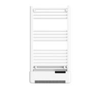 Radiateur sèche serviettes avec fluide 500W + soufflerie 1000W - Warmtech