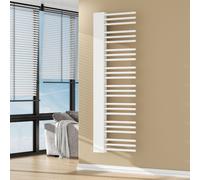 Radiateur sèche-serviettes 'Kviteseid' avec distance de raccordement de 50 mm Acier 146 x 45 cm Blanc