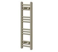 Radiateur sèche-serviettes - LuxeBath - Beige mat - 300 x 800 mm - Raccordement latéral - 165 W
