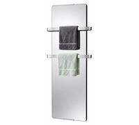 Radiateur sèche-serviettes miroir, 900 W, indice de protection IP24, dimensions 100x6x46 cm, en acier inoxydable
