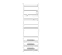Radiateur sèche-serviettes mixte soufflerie RIVA 4, Blanc satiné , 2000 W, Standard - THERMOR - 471264