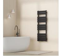 Radiateur sèche-serviettes 'Voss' noir 120x40cm lamelles