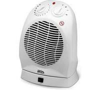 Radiateur soufflant 2000W oscillant avec thermostat - Warm Tech
