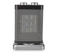 Radiateur soufflant céramique 2 niveaux de chauffage, chauffage électrique, oscillant, niveau d'air froid, protection contre l'inclinaison, protection contre la surchauffe, câble 150 cm, LxHxP 16,5x24