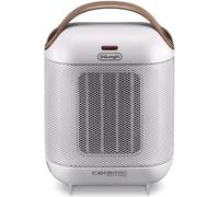 Radiateur Soufflant Céramique DELONGHI HFX30C18, Mobile, 2 Puissances, Ventilateur, Blanc Ivoire