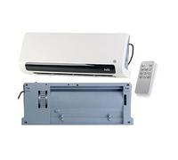 Radiateur soufflant céramique mural 2200 w avec thermostat numérique lv-800. W