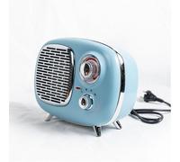 Radiateur soufflant céramique Radio 50, modèle vintage portable avec thermostat réglable, 750-1500 W