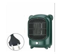 Radiateur soufflant céramique vert thermostat minuterie oscillation basse consommation .