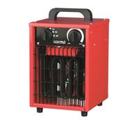 Radiateur soufflant mobile 3000 W Chauffage chantier électrique pour surfaces 10 30 m² Système soufflant rapide Protection IP24