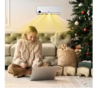 Radiateur soufflant mural 2000 W avec télécommande 3 modes écran LED et minuterie 12 h