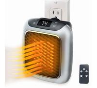 Radiateur soufflant - OKZ® - Céramique 800 W - Thermostat à distance - Minuterie 1-12 h - Programmable