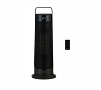 Radiateur soufflant oscillant - Céramique - OCEANIC - 2000 W - Télécommande - Noir
