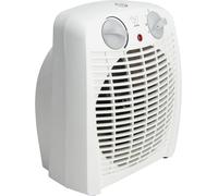 Voltman – Radiateur soufflant portable 2000W, 2 puissances 1000/2000W, Thermostat mécanique, Blanc