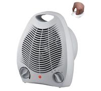Radiateur soufflant portable, chauffage réglable, design polyvalent, 1000 W / 2000 W, Kebili Blanc-a, 2 unités + économies-a