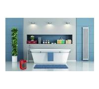 Radiateur soufflant salle de bain mobile électrique THOMSON Fifty thsf 2000 W G