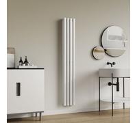 Radiateur tubulaire 'Nore' Blanc 160x24cm Double couche 812W