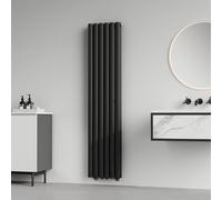 Radiateur tubulaire 'Nore' Noir 160x36cm Double couche 1198W