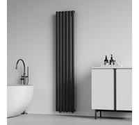 Radiateur tubulaire 'Nore' Noir 180x36cm Monocouche 707W