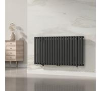 Radiateur tubulaire 'Nore' noir 60x120cm monocouche 857W