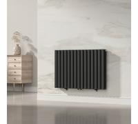 Radiateur tubulaire 'Nore' noir 60x90cm double couche 1180W