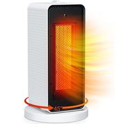 Radiateur ventilé, économe en énergie, silencieux, 1200W, mini radiateur ventilé, chauffage électrique d'appoint, radiateur céramique avec 3 modes