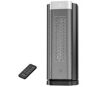 Radiateur ventilé électrique - 1800 W - Modèle tour - Céramique - Pour usage intérieur