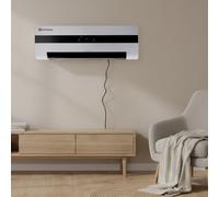 Radiateur ventilé mural céramique, 3000 W, silencieux, avec télécommande et minuterie