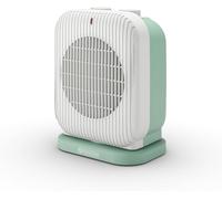Radiateur ventilé - Radiateur - Chauffage d'ambiance - Adapté aux salles de bains (indice de protection IP21) - 2000 W - Gris-vert