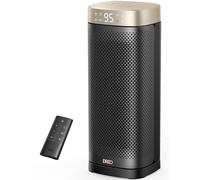 Radiateurs Dreo 40 cm pour usage intérieur, chauffage rapide céramique PTC. Télécommande, minuterie 12h, oscillation 70°, protection surchauffe. Portable, sûr, idéal chambre/bureau.