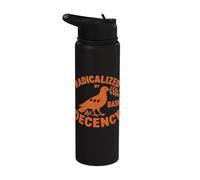 Radicalized by Basic Decency Peace Dove Equality Stainless Steel Insulated Water Bottle