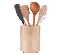 Radicaln à ustensiles en marbre 6,5 pouces Support à ustensiles de cuisine fait main Verona - à spatule pour ensemble d'ustensiles de cuisine, organisateur de comptoir d'ustensiles
