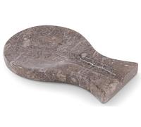Radicaln Repose-cuillère en marbre 20,3 cm, océanique fait main pour plan de travail, repose-ustensiles pour plan de travail, décoration de cuisine style ferme moderne