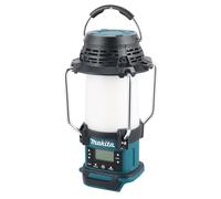 Radio chantier MAKITA DMR055 18V LXT Radio AM/FM + Lanterne LED 260 lm 3W Bleu sarcelle/Noir