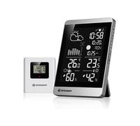 Bresser Station météo ClimateTemp NDV-NEO – sans fil, capteur extérieur, thermo-hygro, prévisions