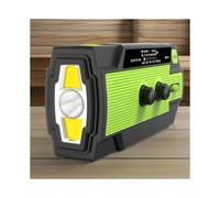 Radio Météo D'Urgence, Charge Solaire, 3 Lampes de Poche LED, Lampe de Lecture à Induction LED, Alarme SOS, Rechargeable pour Nous