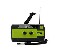 Radio Météo D'Urgence, Charge Solaire, 3 Lampes de Poche LED, Lampe de Lecture à Induction LED, Alarme SOS, Rechargeable pour Nous
