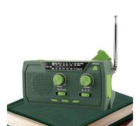 Radio Météo,Radio Rechargeable À L'énergie Solaire | Haut Parleur Lampe De Poche Pour Matériel De Camping En Plein Air Pack D'urgence Préparation De Survie Tempête